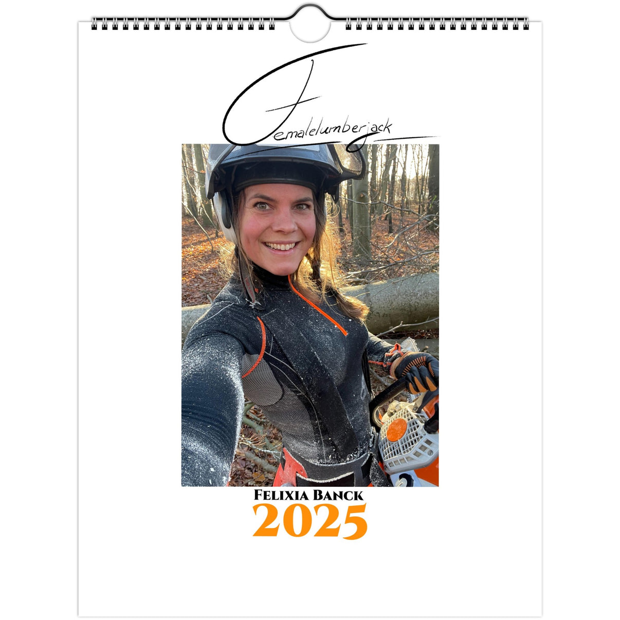 Wall calendars 2025 (US & CA) Femalelumberjack